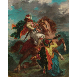 A turk surrenders to a greek horseman ferdinand victor