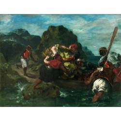 African pirates abducting a young woman 1852