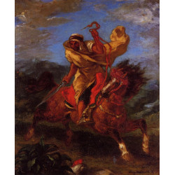 An arab horseman at the gallop 1849