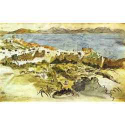 Bay of tangier in morocco