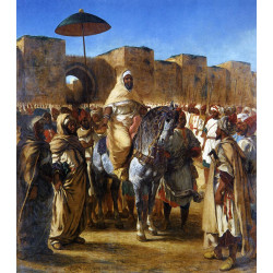 Uley abd ar rhaman the sultan of morocco leaving his palace of meknes with his entourage 1... Uley abd ar rhaman the sultan of morocco leaving his palace of meknes with his entourage 1...