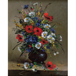 Poppies and daisies 1