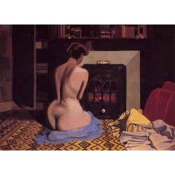 Nude at the stove 1900