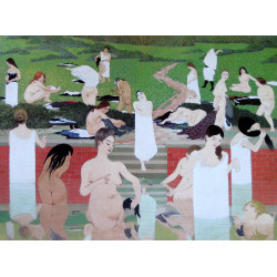 The bath summer evening 1892