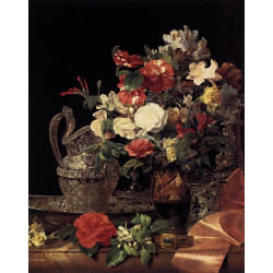 Bouquet in an attic bell crater 1840 Bouquet in an attic bell crater 1840