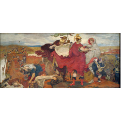 The romans building a fort at mancenion The romans building a fort at mancenion