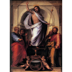 Christ with the four evangelists