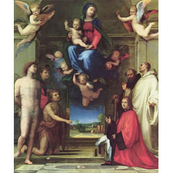 Madonna in glory with saints