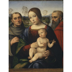 Madonna and child with saints francis and jerome 1