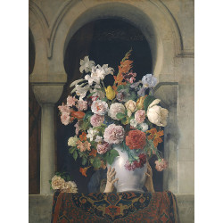 Flowers at the window of the harem