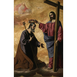 Christ crowning saint joseph
