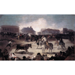 A village bullfight 1814