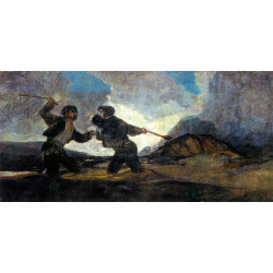 Fight with cudgels 1823