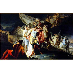 Hanibal vencedor contempla italia desde los alpes