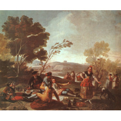 Picnic on the banks of the manzanares 1776