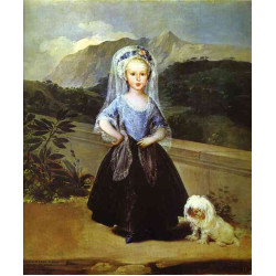 Portait of maria teresa de borbon y vallabriga