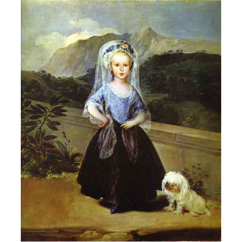 Portait of maria teresa de borbon y vallabriga