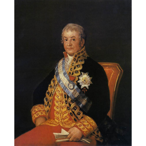 Portrait of jose antonio marques de caballero 1807