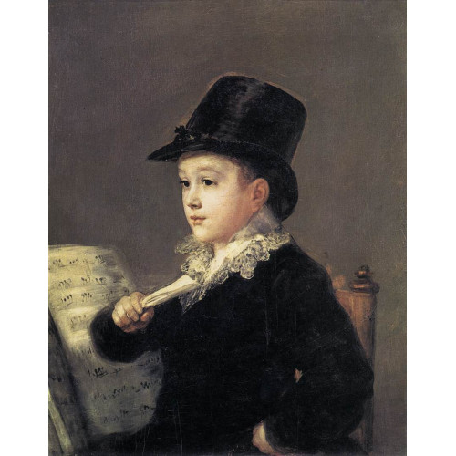 Portrait of mariano goya 1814