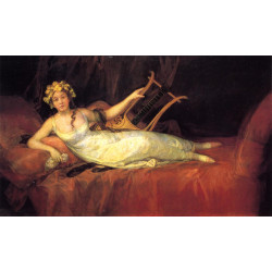 Portrait of the joaquina nee tellez giron y alfonso pimental 10th marquesa de santa cruz a...