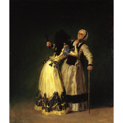 The duchess of alba and her duenna 1795