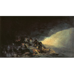 Vagabonds resting in a cave 1800