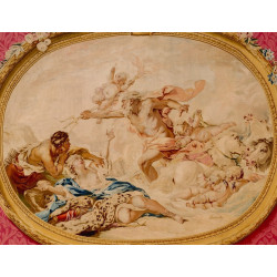 Allegory of water neptune rescuing amymone