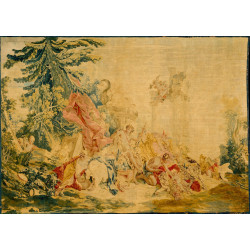 Bacchus and ariadne from a set of the loves of the gods