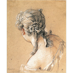 Head of a woman from behind