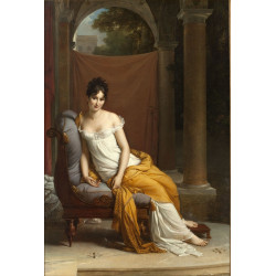 Portrait de juliette recamier nee bernard