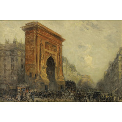 Paris the porte saint denis 1905