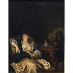 A sleeping courtesan