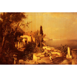 Fishermen on the terrace