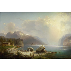 Franz richard unterberger am hardanger fjord in norwegen 1