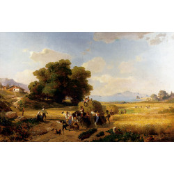 The last day of the harvest 1860