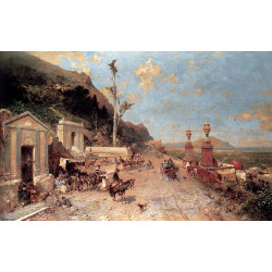 The monreale road palermo 1884