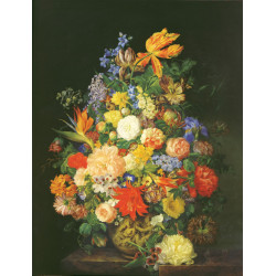 Petter ein blumenstrauss in einer vase