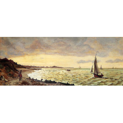 Beach at sainte adresse Beach at sainte adresse