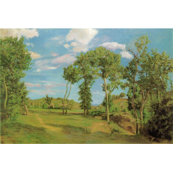 Landscape on the shore of lez