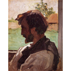 Self portrait at saint saveur 1868