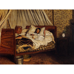 The improvised field hospital 1865