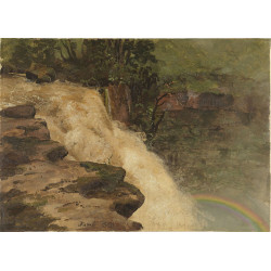 A waterfall in colombia 1853