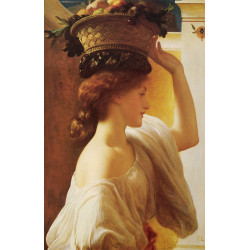 Eucharis a girl with a basket of fruit