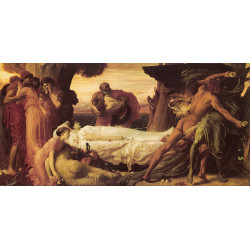 Hercules wrestling with death for the body of alcestis