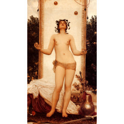 The antique juggling girl