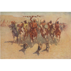 The ceremony of the scalps from colliers weekly pub1906