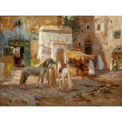 La place huile sur toile La place huile sur toile