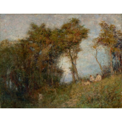 Afterglow summer evening