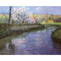 A french river landscape