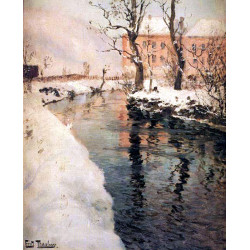 A river in the winter